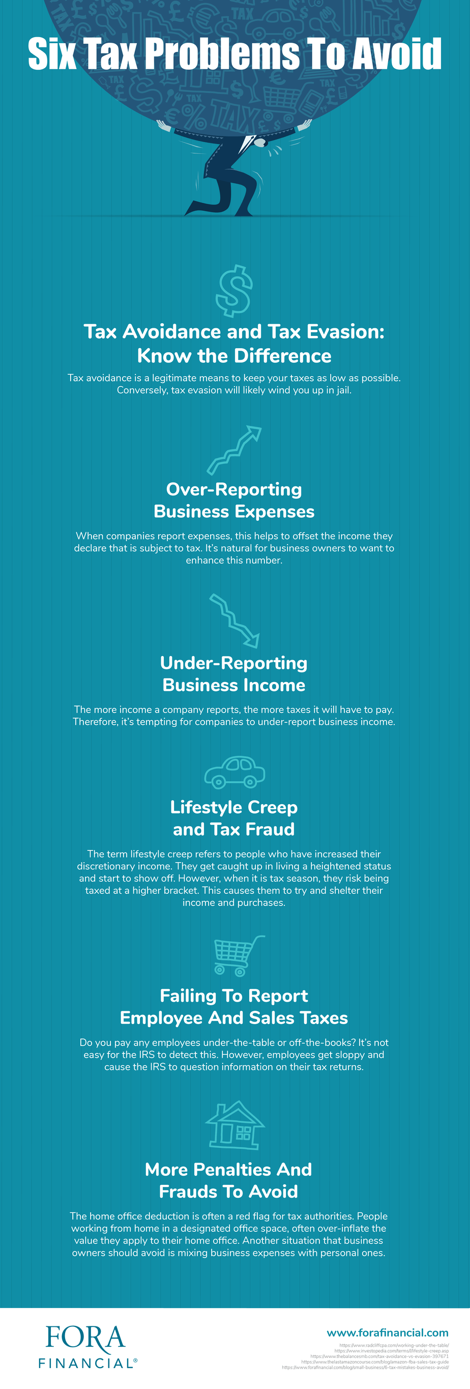 6 Tax Problems To Not Fall Victim Of This Tax Season Infographic